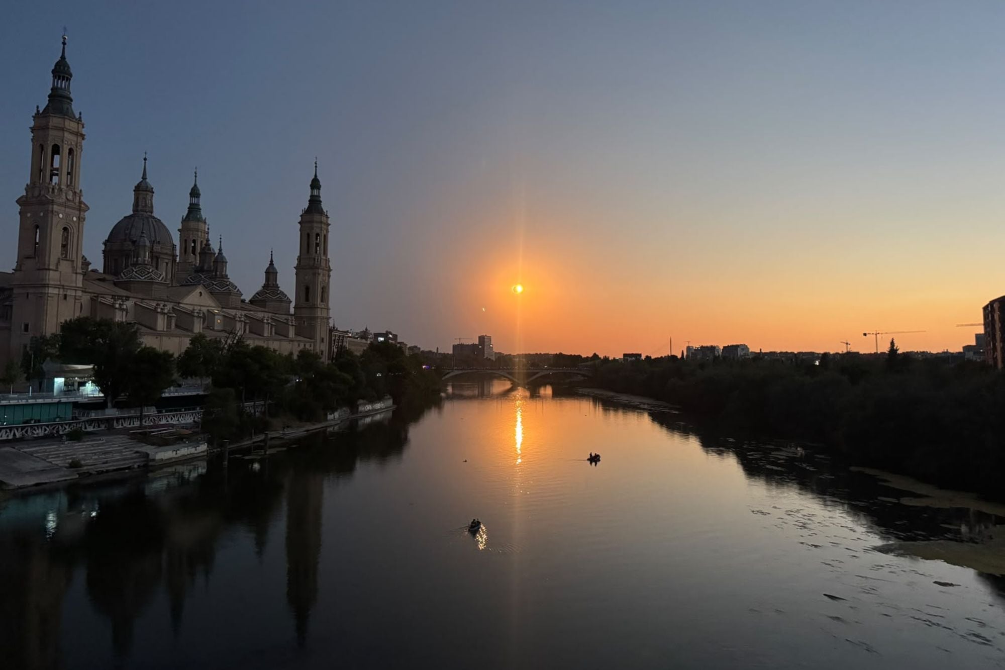 La totalidad del eclipse en Zaragoza duró 1 minuto y 23 segundos