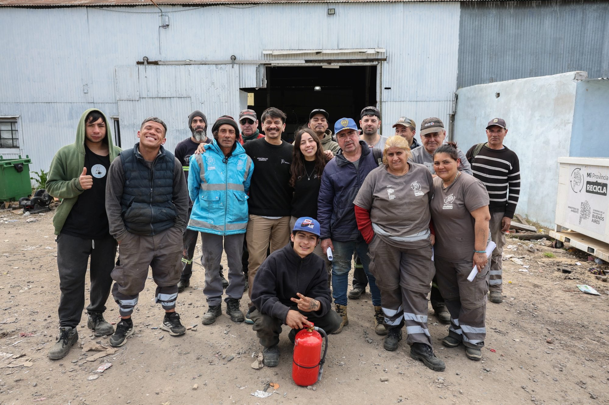 El centro de reciclado Manuel Belgrano emplea a más de 30 personas divididas por turnos y tareas