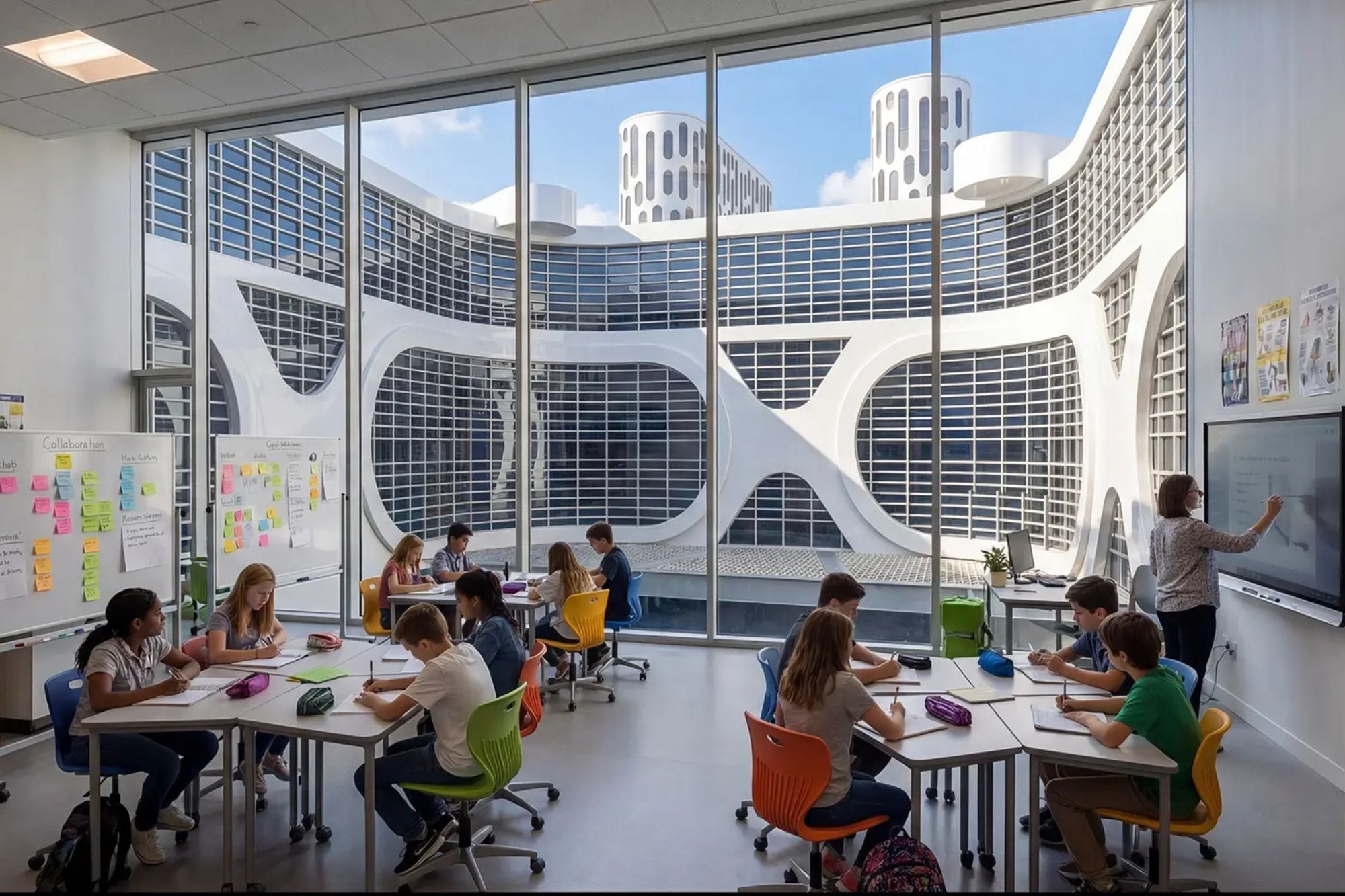 Al contar con todas las etapas educativas, las familias podrían vivir toda su vida en este lugar