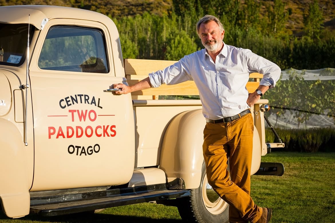 Sam Neill en su viñedo