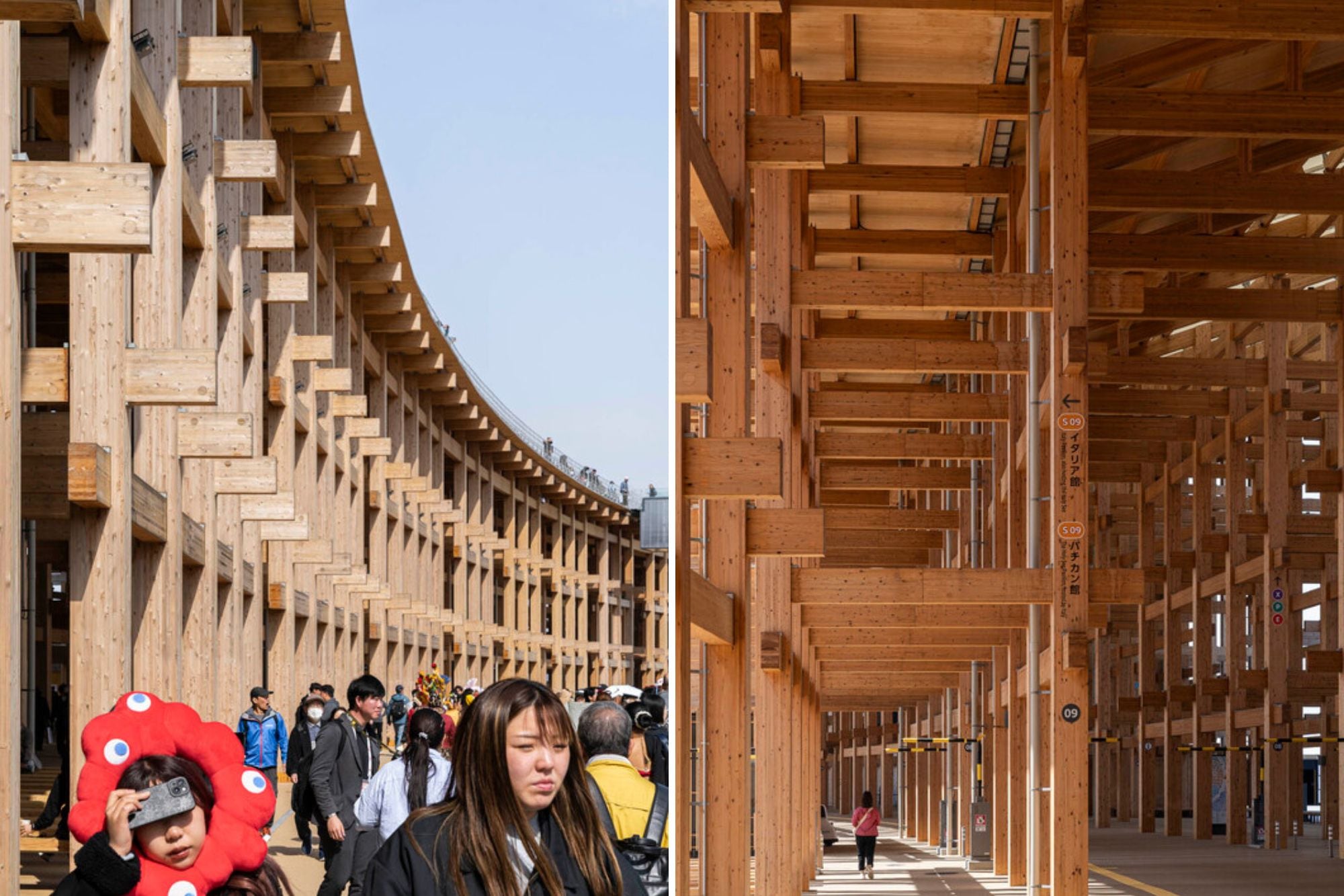 Construyeron el Gran Anillo: ganó un Récord Guinness como la estructura de madera más grande del mundo y ahora quieren demolerla 6 El Gran Anillo se construyó con un diámetro exterior de 675 metros y un ancho de 30 metros