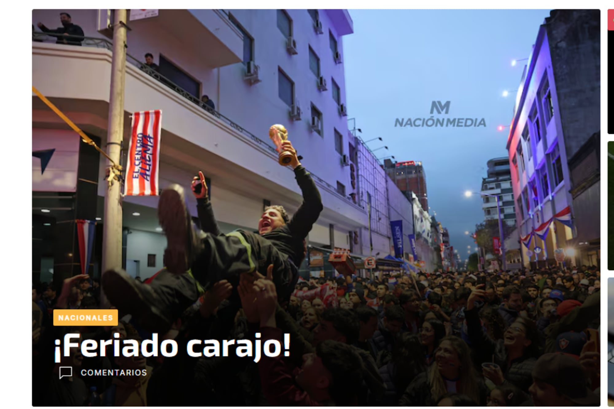 "Heroica" y "batacazo mundial": así reflejó la prensa paraguaya la histórica eliminación de Alemania