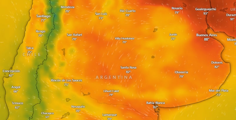 Pronóstico en AMBA, en vivo: otra jornada muy calurosa y mayormente nublada hoy, según el SMN