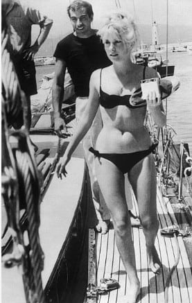Catherine Deneuve y Roger Vadim (Foto: Getty Images)