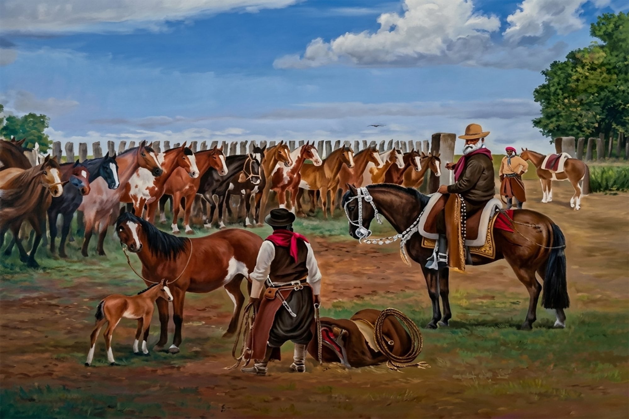 Pinceladas de la patria: colores e historias de la tradición