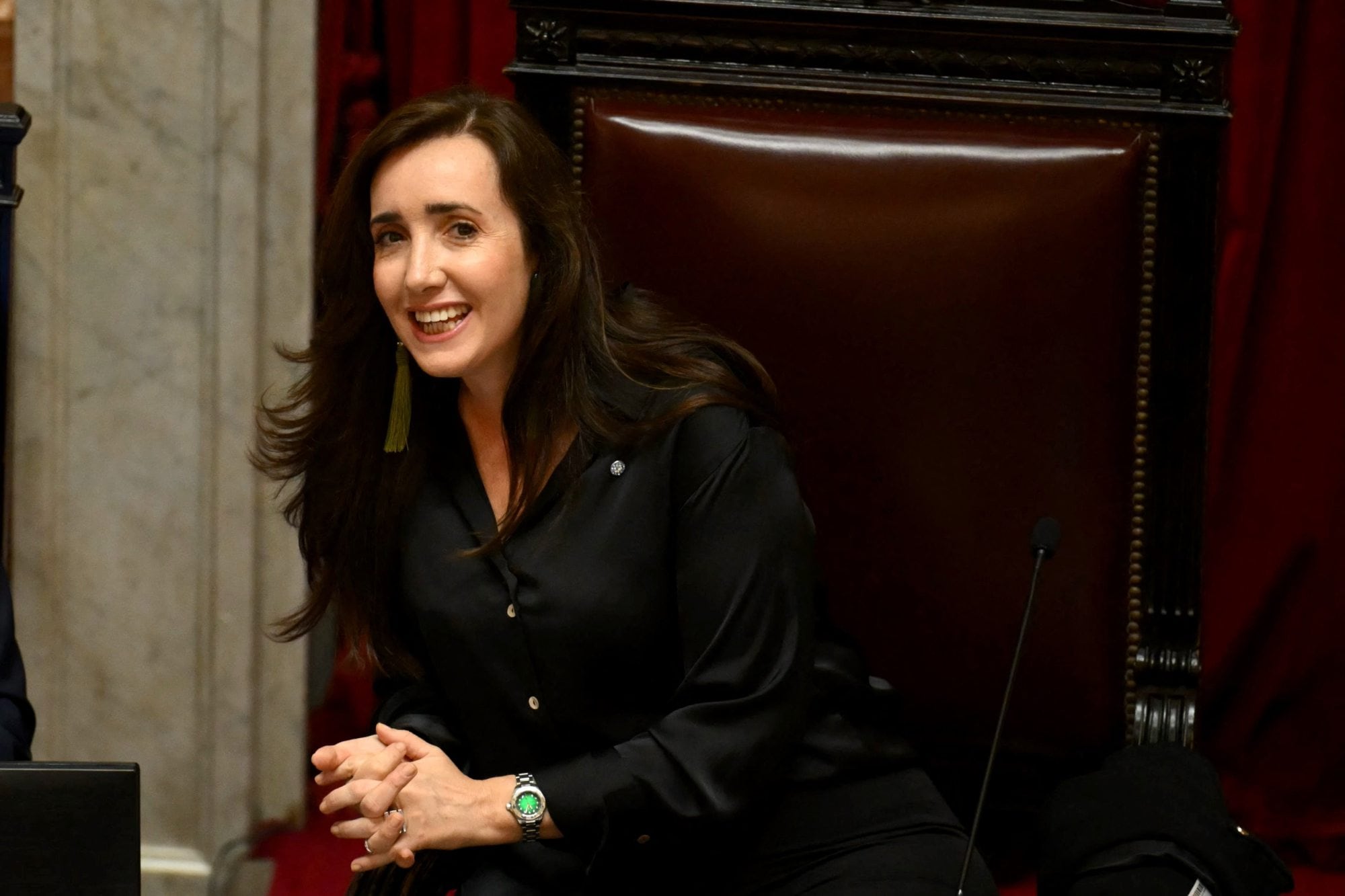 Victoria Villarruel, presidenta del Senado