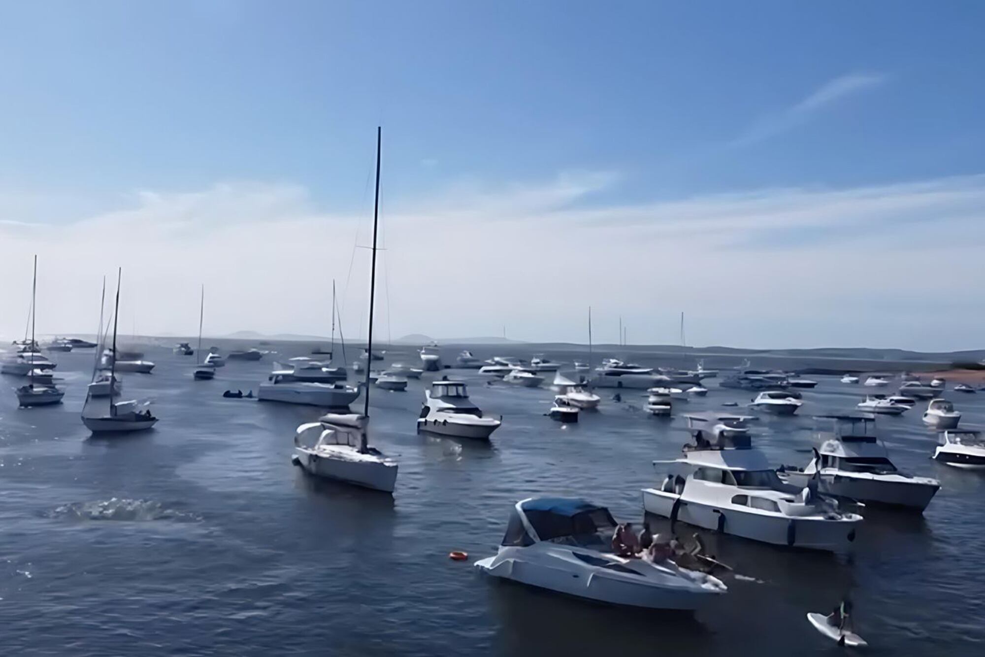 Panorámica de Playa Honda durante una tarde de sol