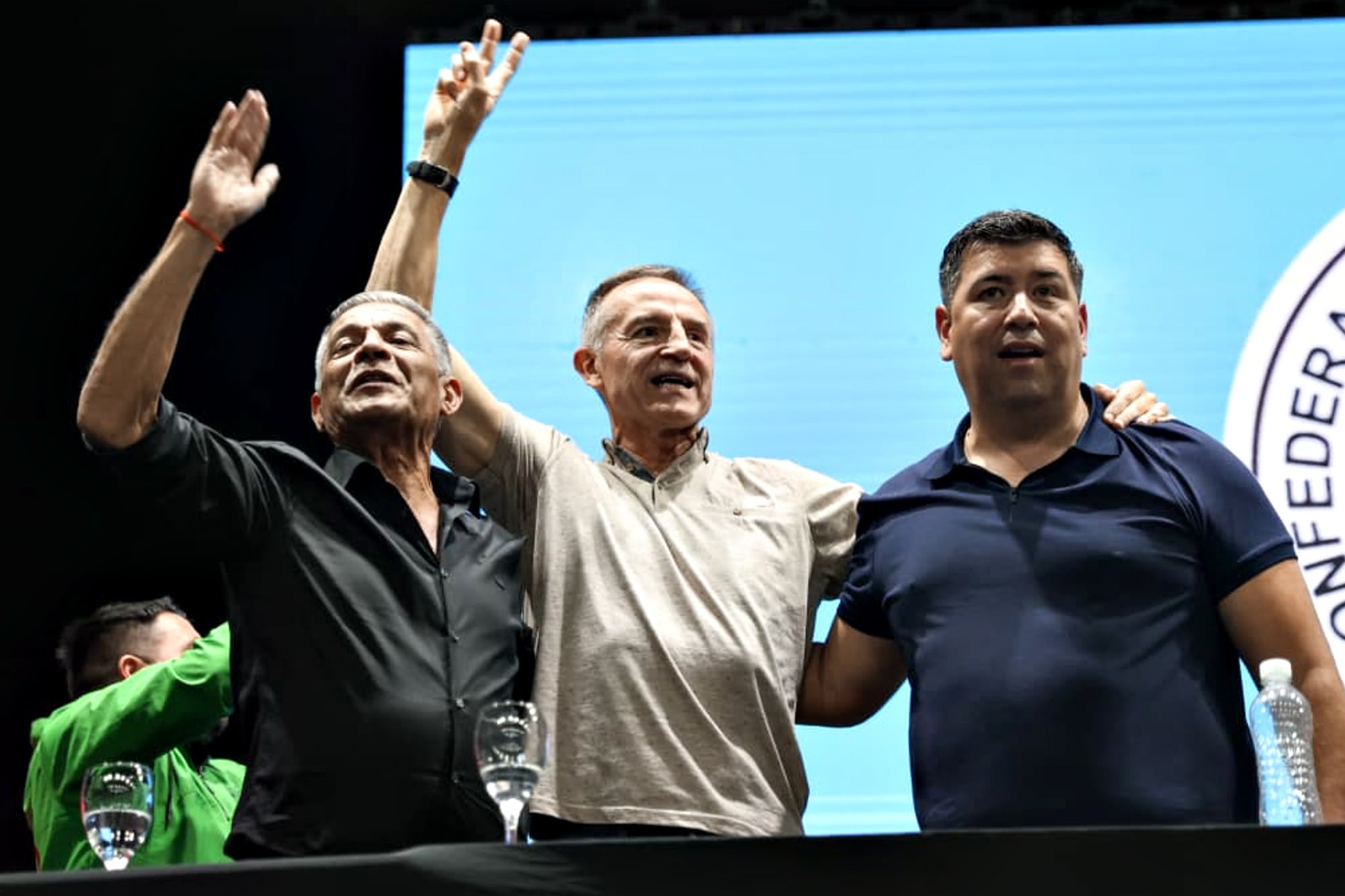 Argüello, Sola y Jerónimo, los nuevos jefes de la CGT