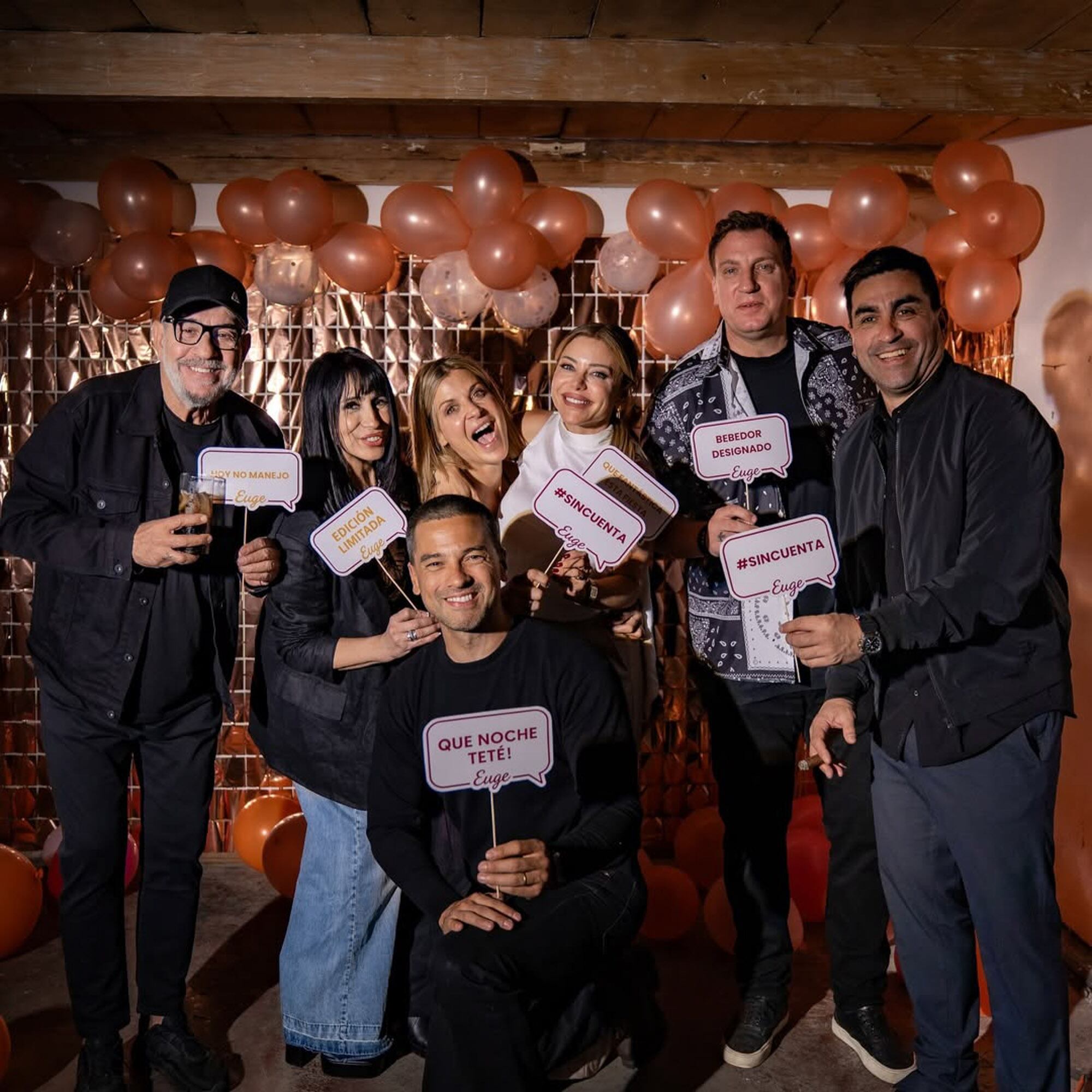 Miguel Ángel Rodríguez, Marixa Balli, Eugenia, Chino Leunis, Eva Anderson, Maxi López y Turco Husaín