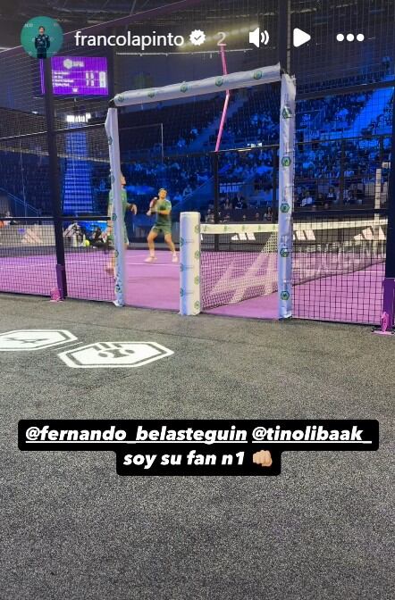 Colapinto elogió a Fernando Belausteguín