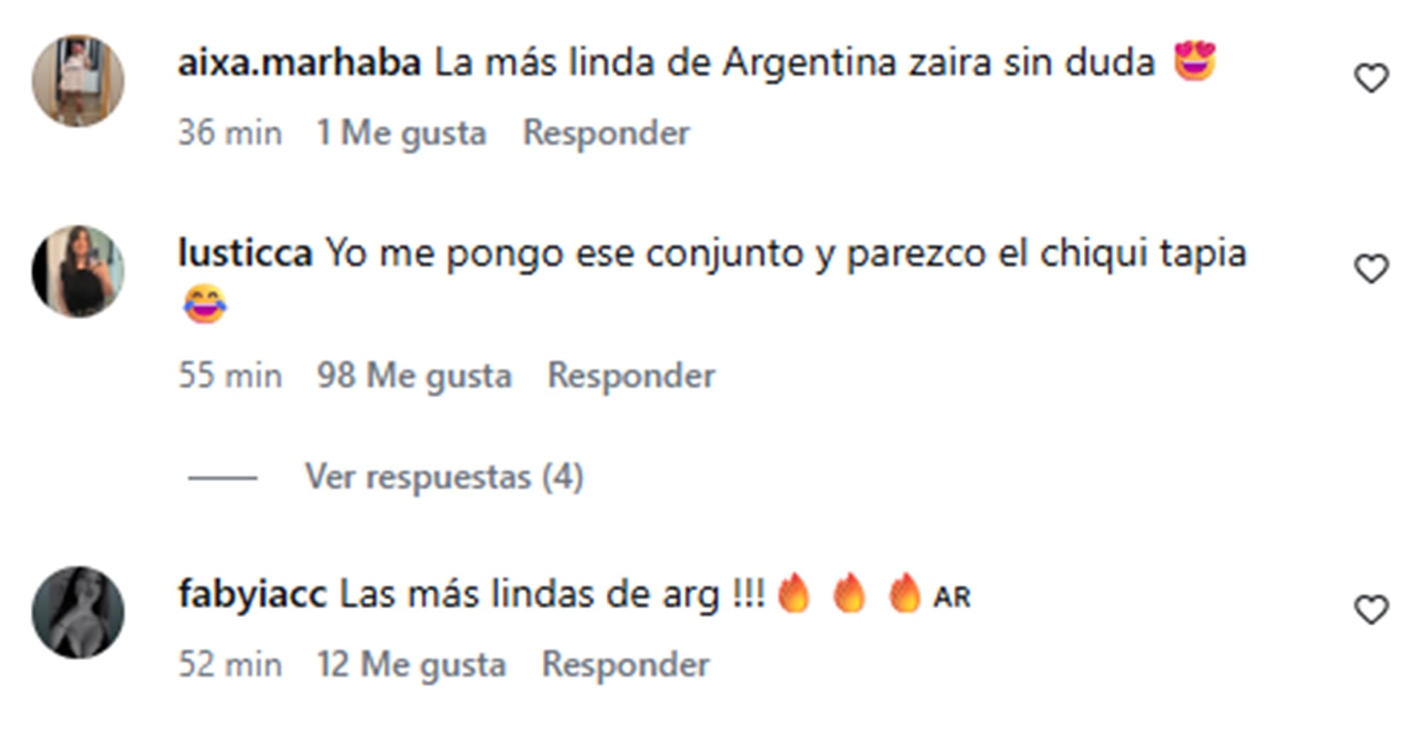 Los elogios en los comentarios no tardaron en llegar