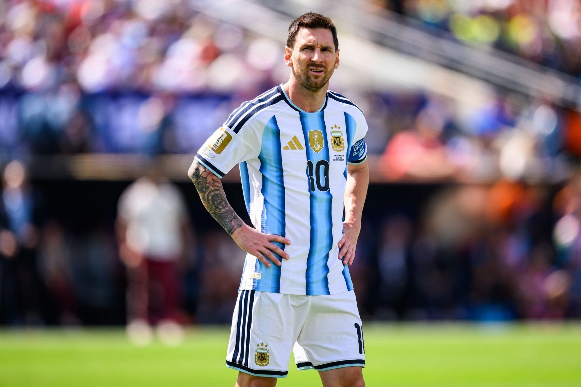 Lionel Messi tendrá su último partido con la selección argentina. Foto: Tom Weller/dpa