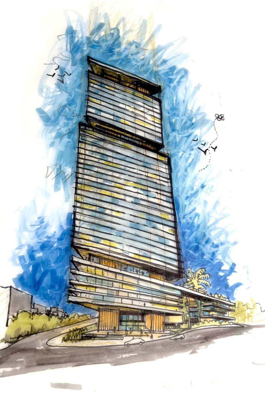 El edificio será desarrollado por la firma Fiduciaria Paisajes Urbanos, encabezada por Florencia Miconi.