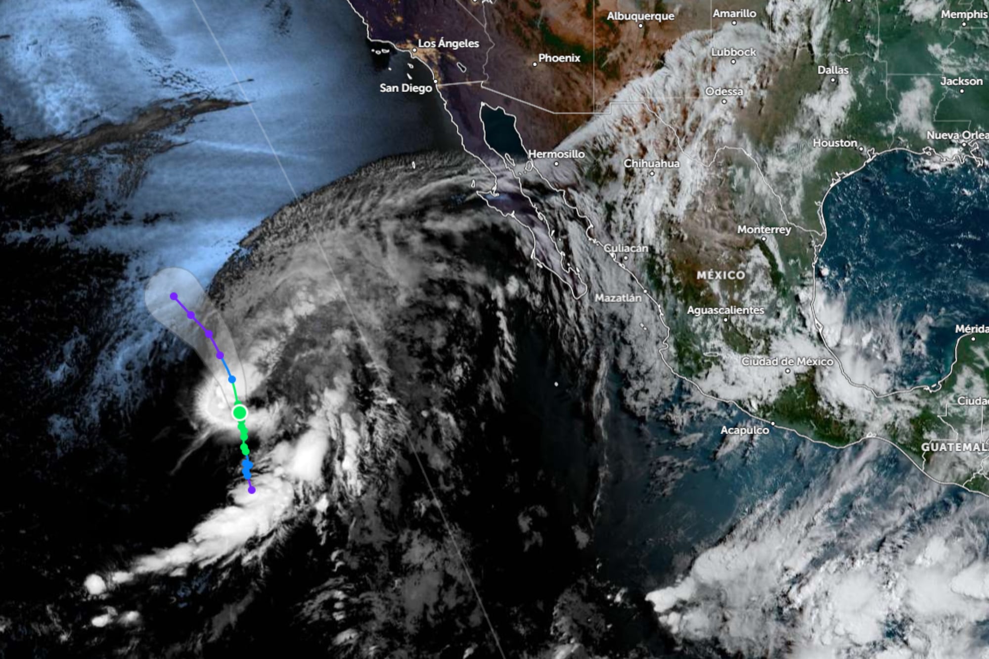 Tormenta tropical Douglas: trayectoria y avance en pleno Pacífico esta temporada de huracanes 2026