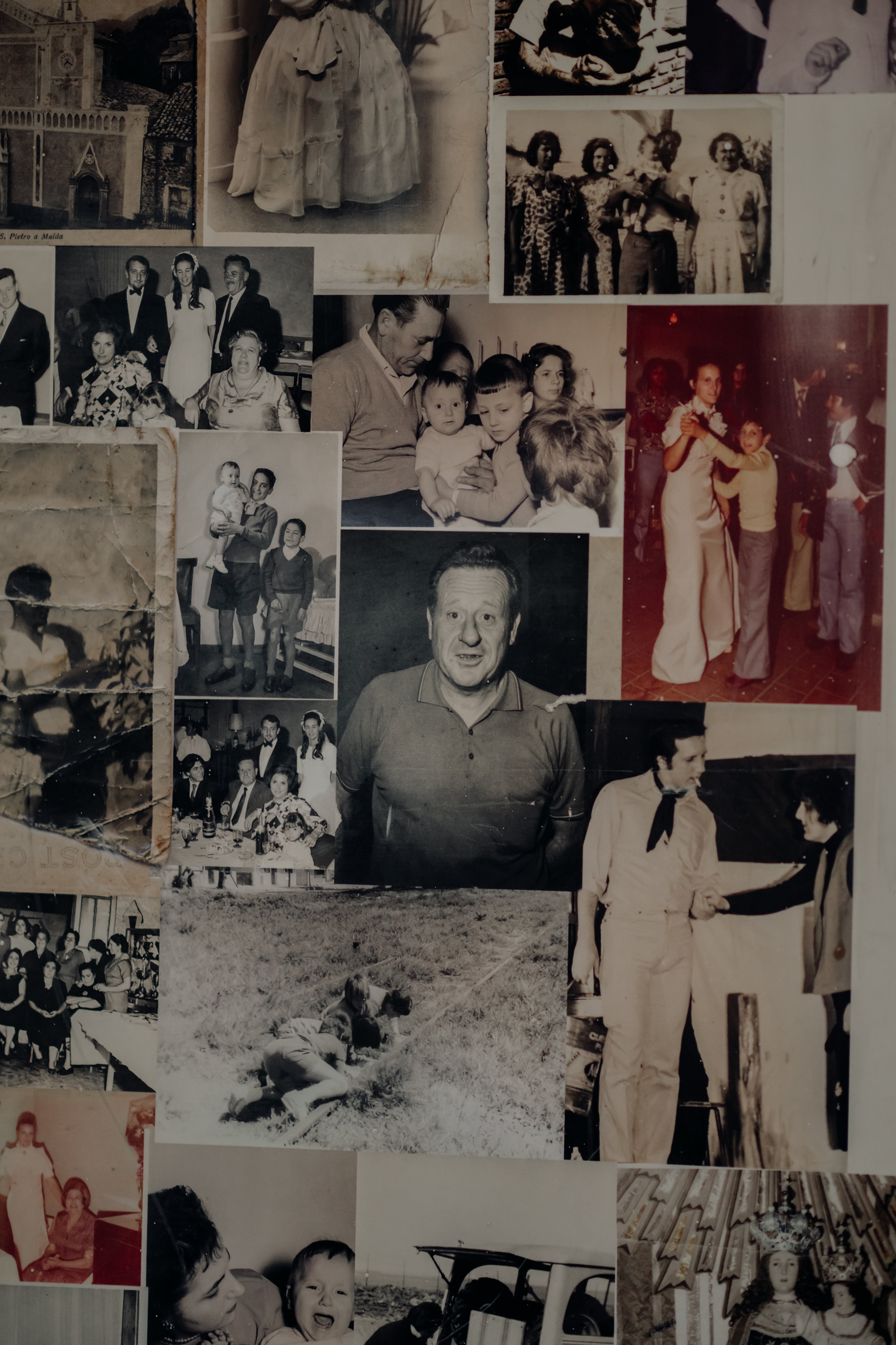 Fotos antiguas de los padres de Ariel, su bisabuela calabresa y su tierra natal