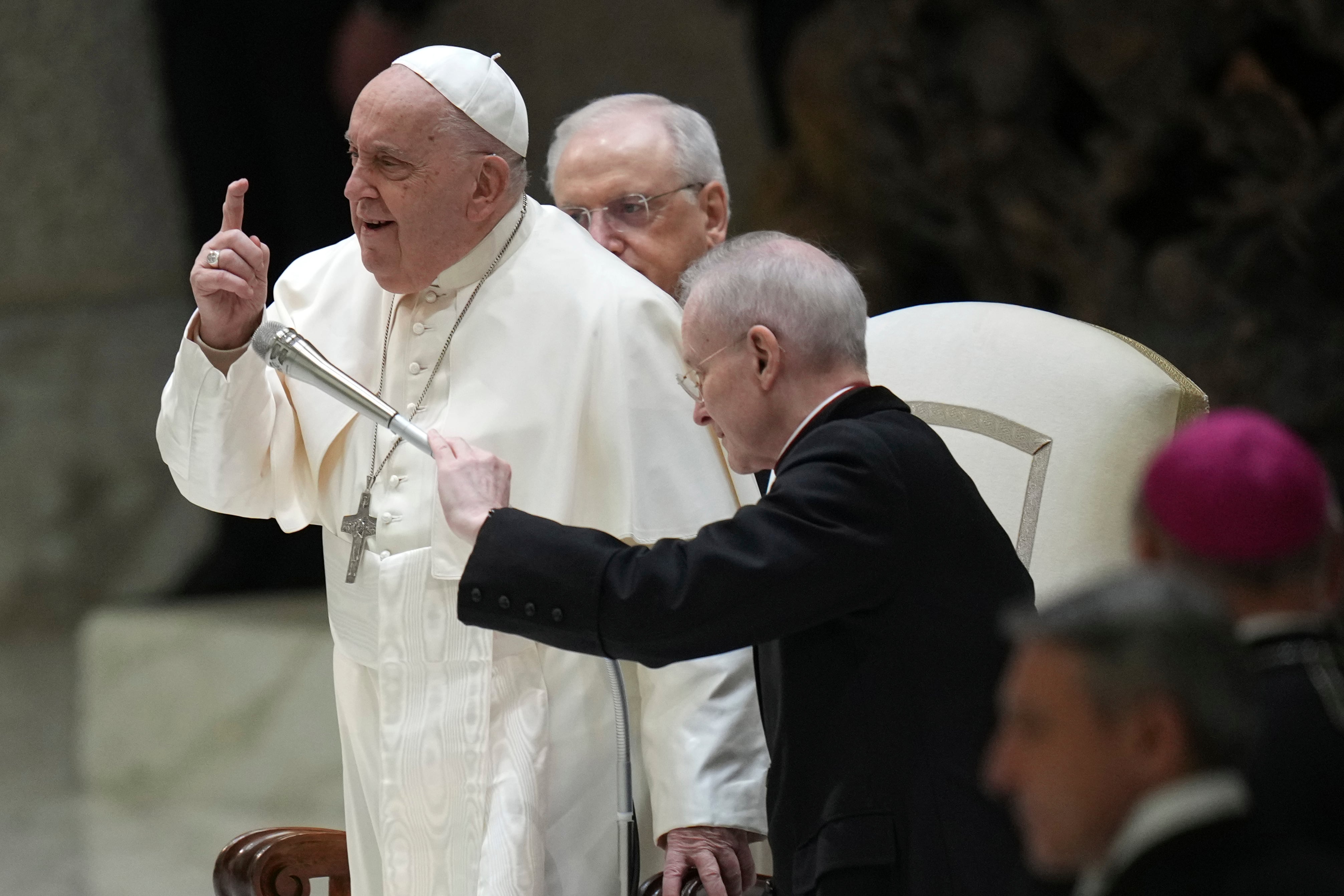 El papa Francisco en una ceremonia en el Vaticano el 4 de enero del 2025. (AP foto/Alessandra Tarantino)