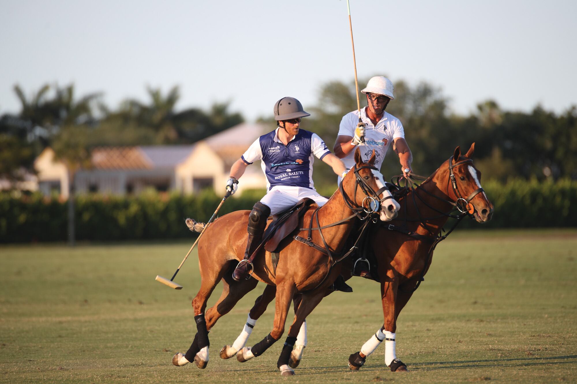 Nacho Figueras y el príncipe Harry jugaron en equipos contrarios.