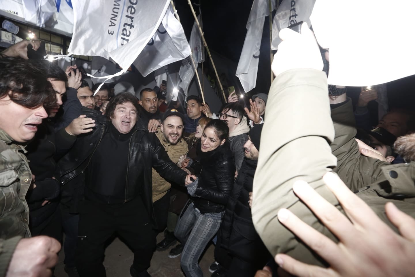 En junio de 2022, Javier Milei, por entonces diputado libertario, lanzó su precandidatura presidencial en un acto realizado en El Porvenir