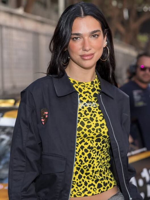Dua Lipa se llevó todas las miradas en Mónaco (Foto: @F1)