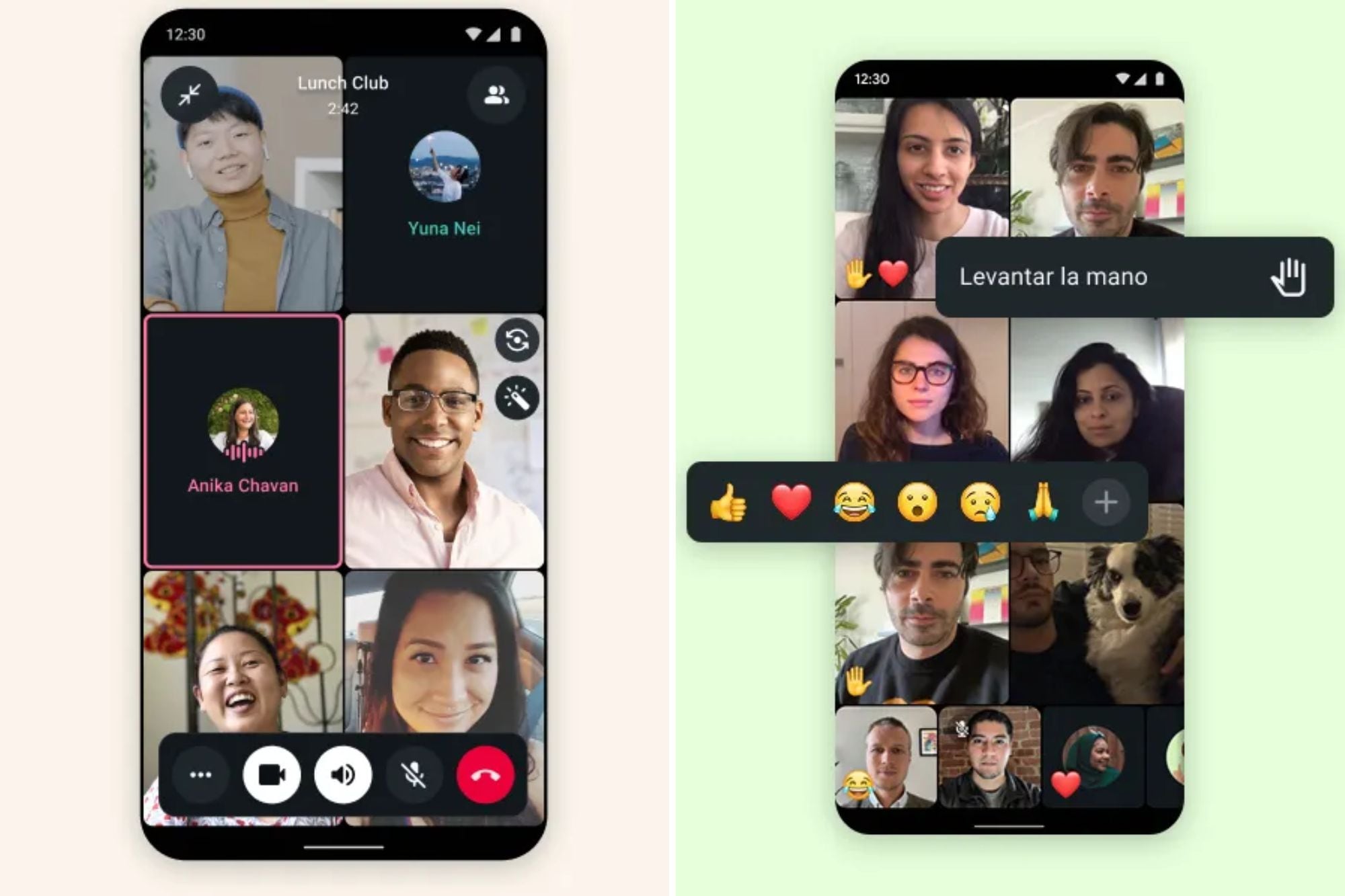 La posibilidad de hacer videollamadas con hasta 32 personas, además de las reacciones, abre una ventana de posibilidades