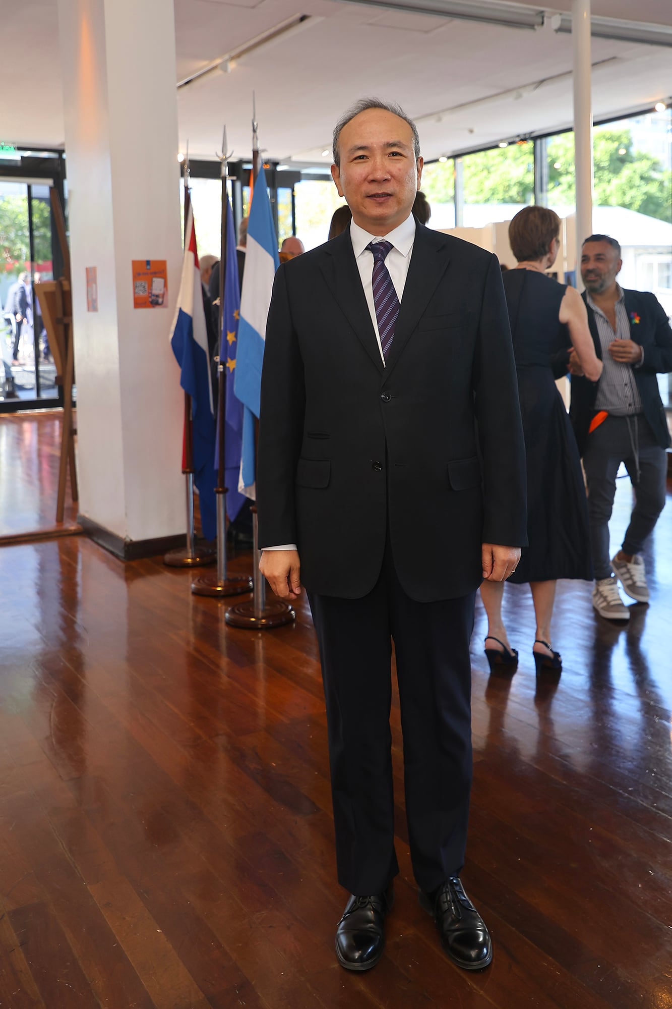 En Puerto Madero, Wei Wang, embajador de China