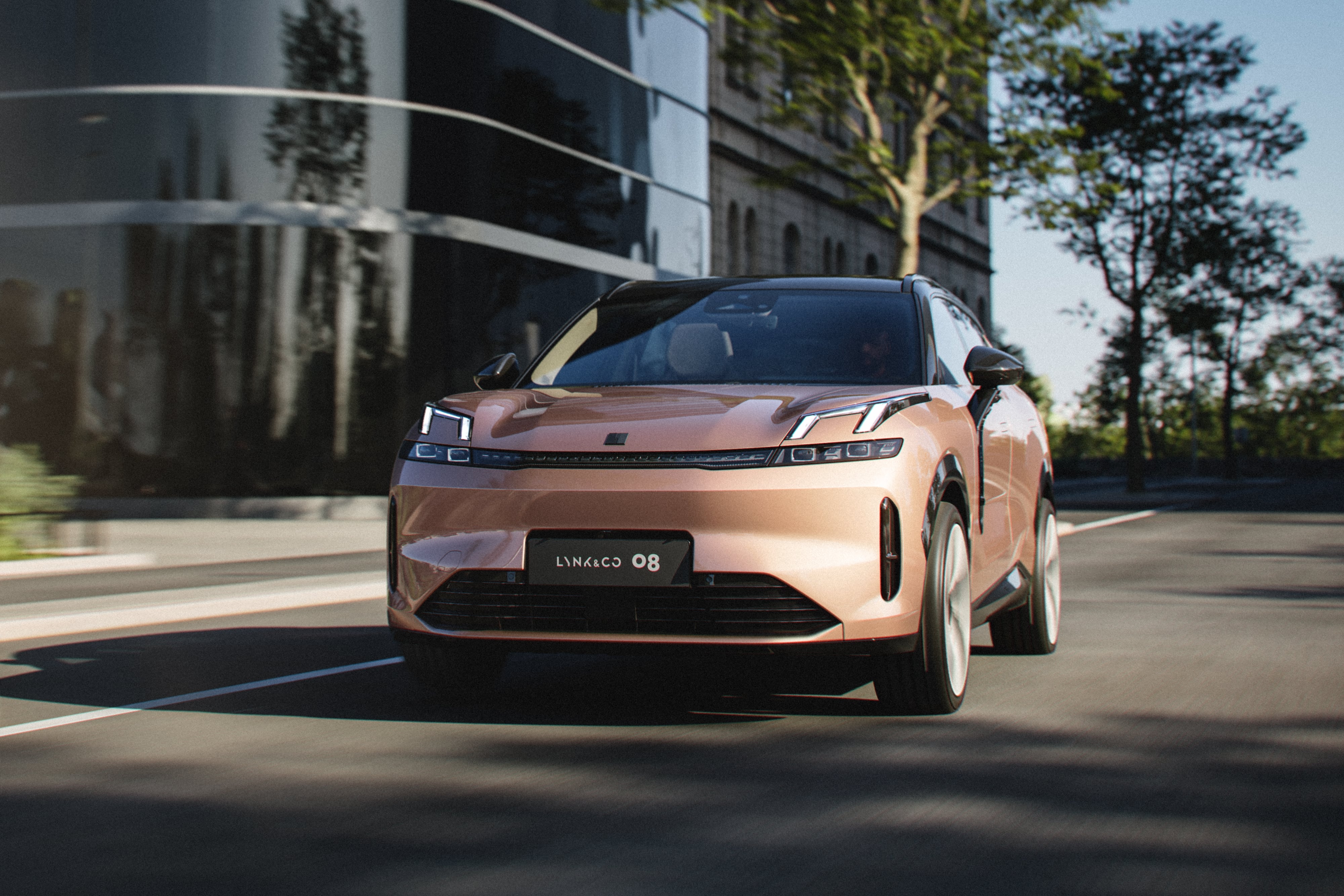 La versión tope de gama de su oferta actual es el Lynk&Co 08