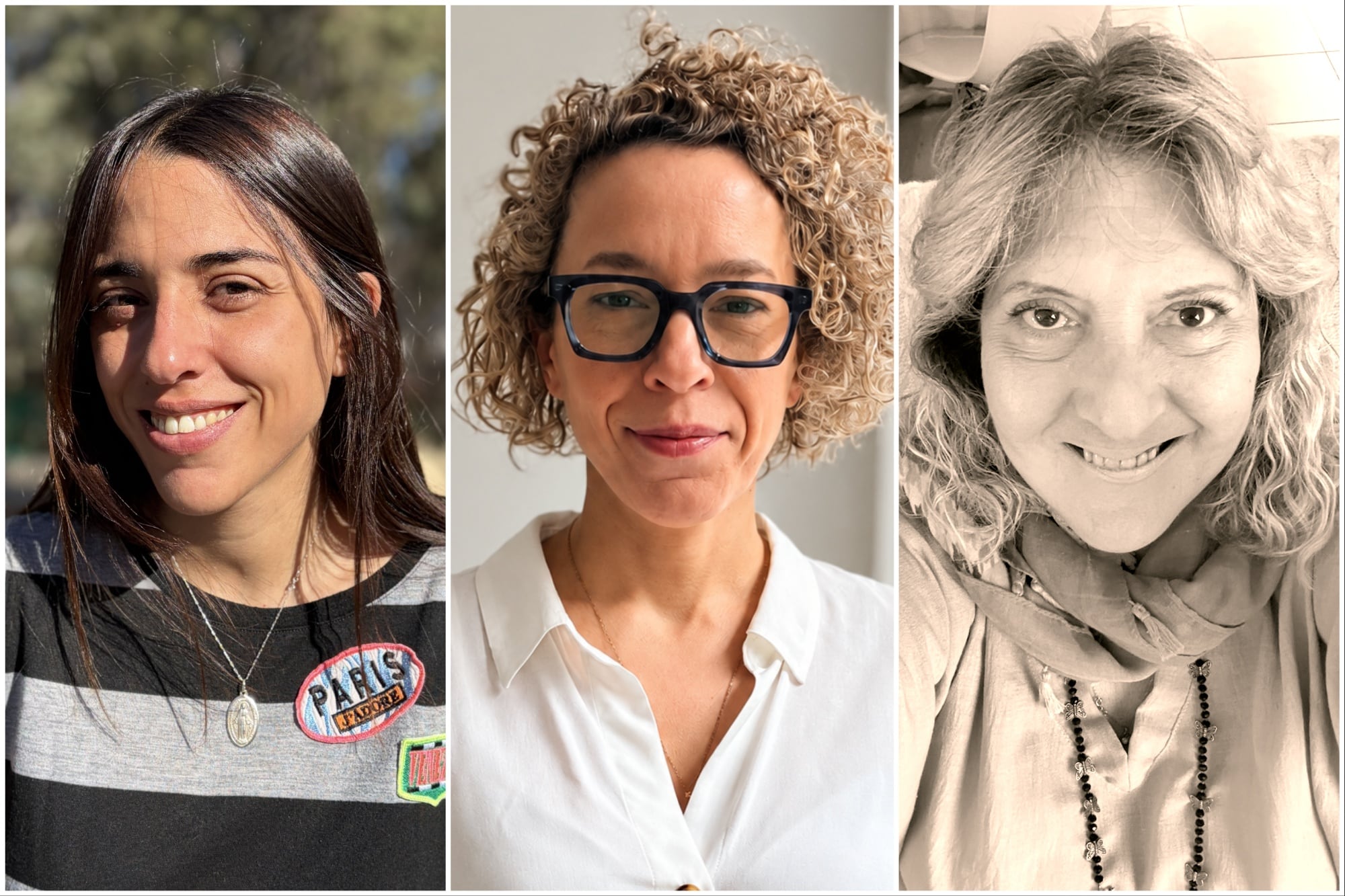 María Jesús Zabala Chacur, Ana Bonet y Graciela Scarlatto, premiadas en la categoría de novela