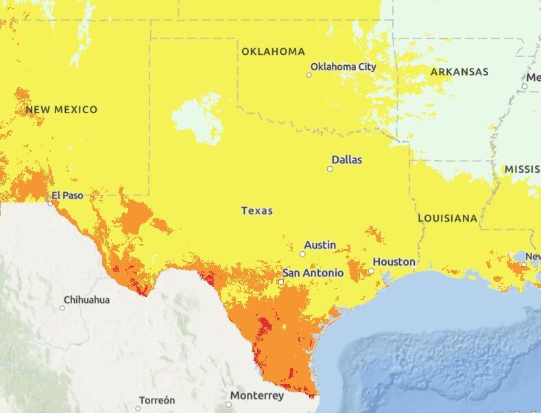 Altas temperaturas azotan Texas durante el verano de 2025 (Archivo)