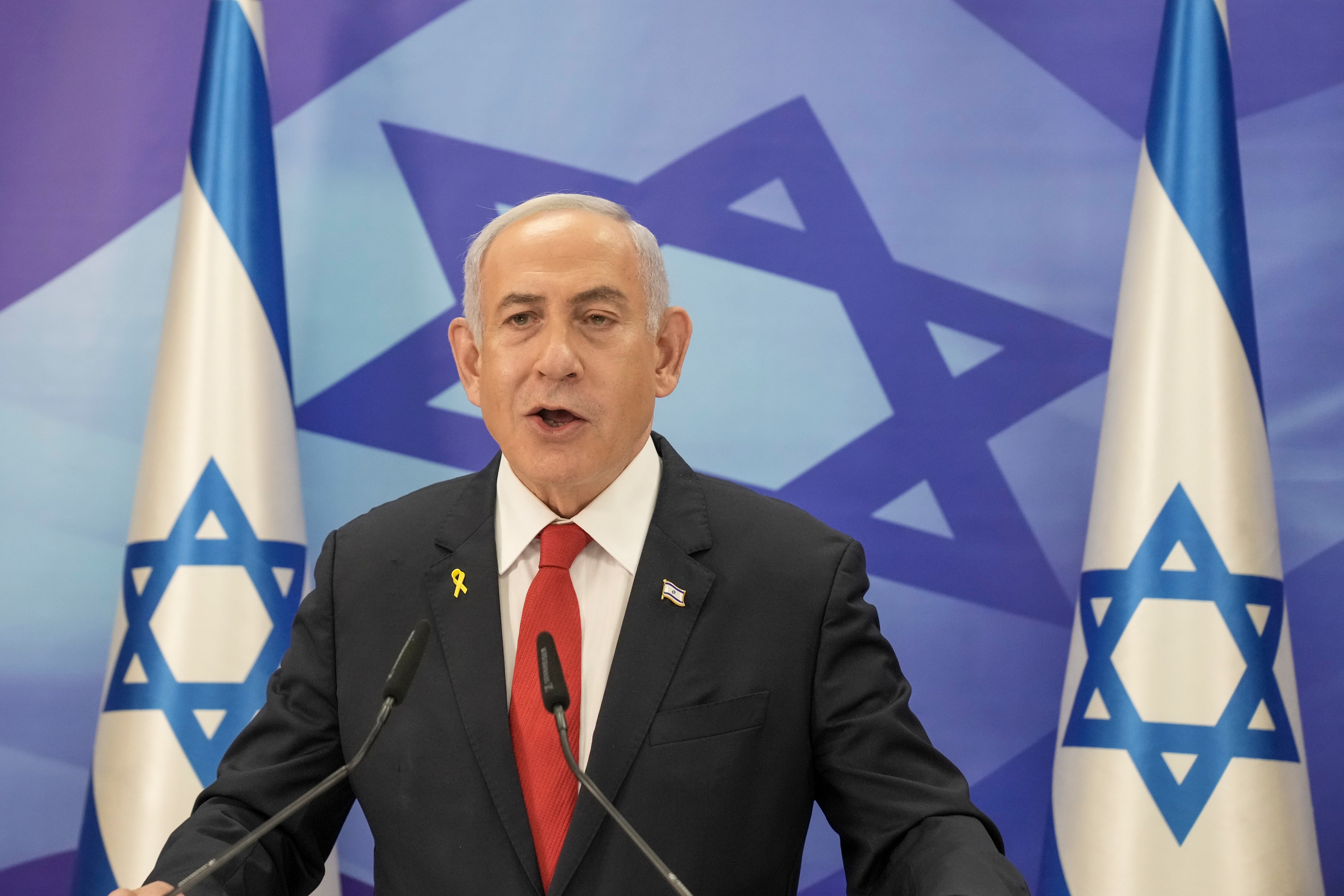 El premier israelí Benjamin Netanyahu