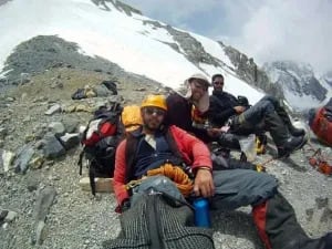 Los iraníes Aidin Bozorgi, Pouya Keivan y Mojtaba Jarahi