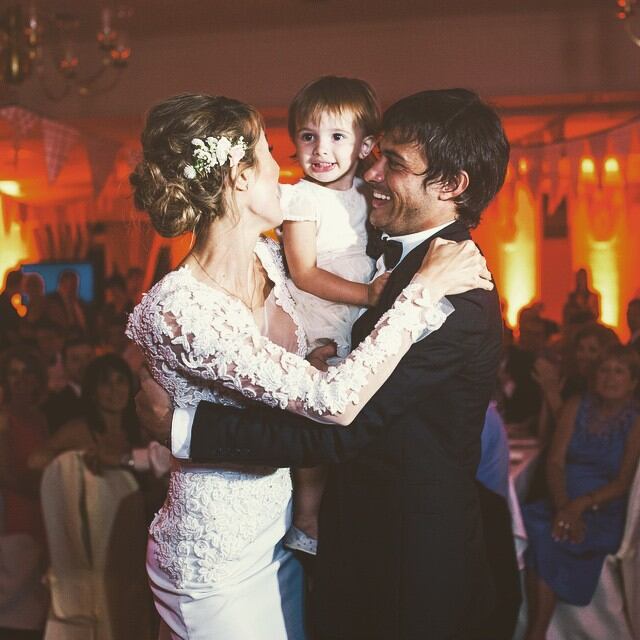 Lupe, nacida el 3 de abril de 2013 fue testigo de la boda de sus padres