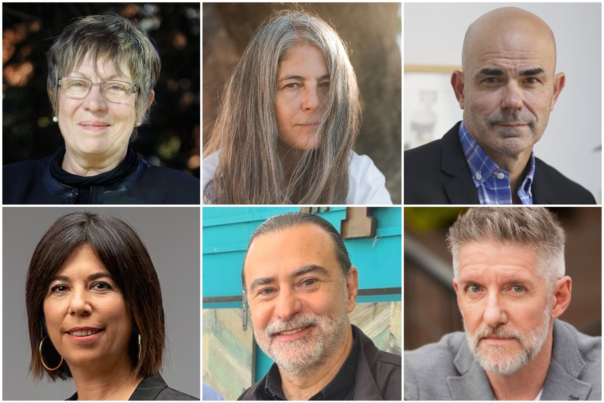 María Teresa Andruetto, Selva Almada, Eduardo Sacheri, María O’Donnell, Reynaldo Sietecase y Luis Novaresio
