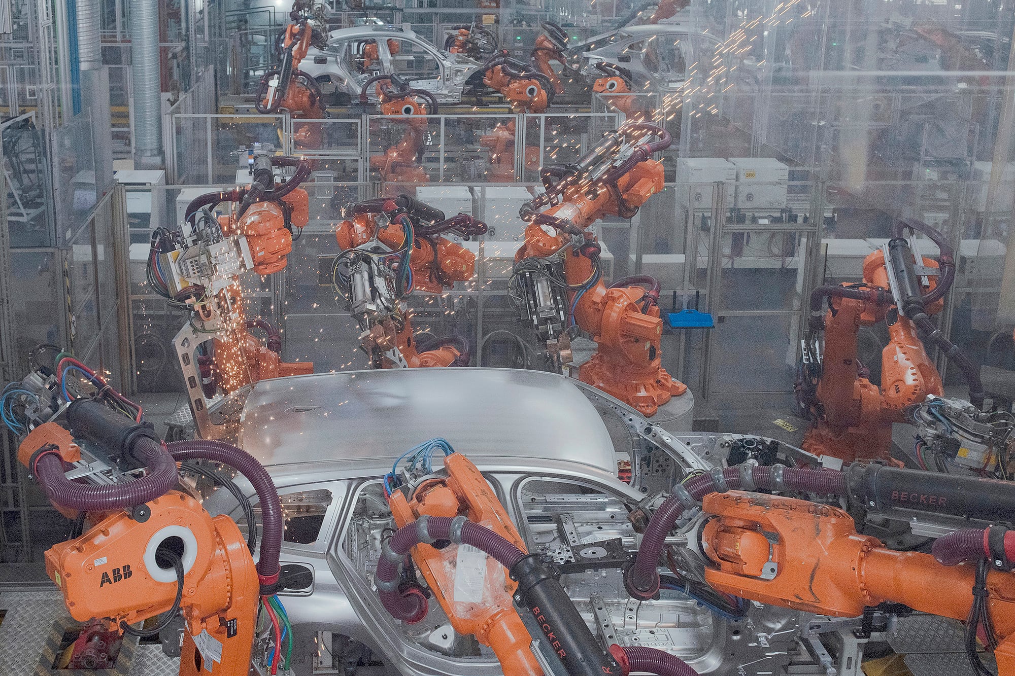 La situación industrial no es comparable porque Alemania fabrica un volumen mucho mayor por año, tiene marcas globales y abundante crédito (Laetitia Vancon/The New York Times)