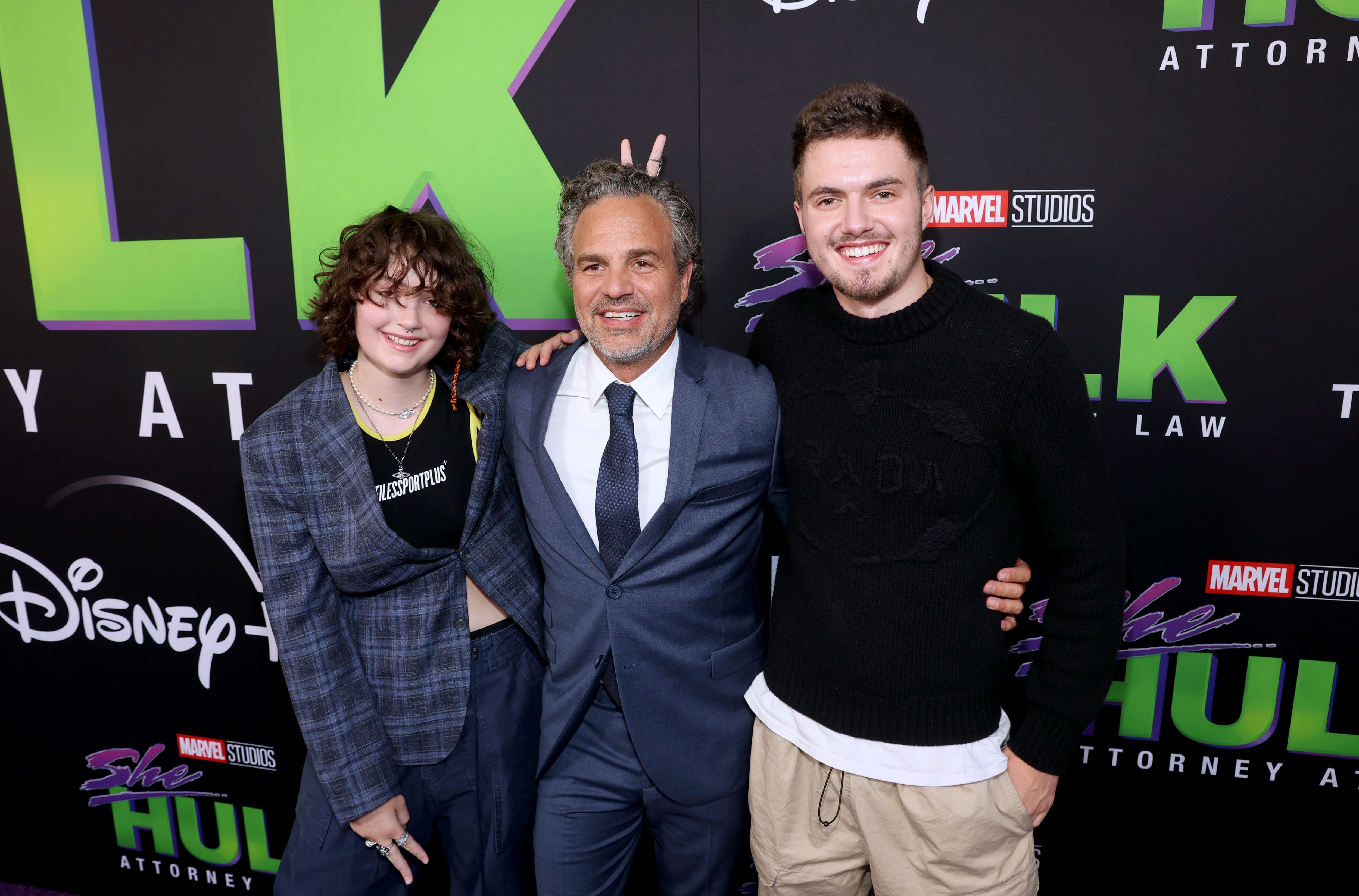 Keen Ruffalo (derecha) es el hijo mayor de Mark Ruffalo