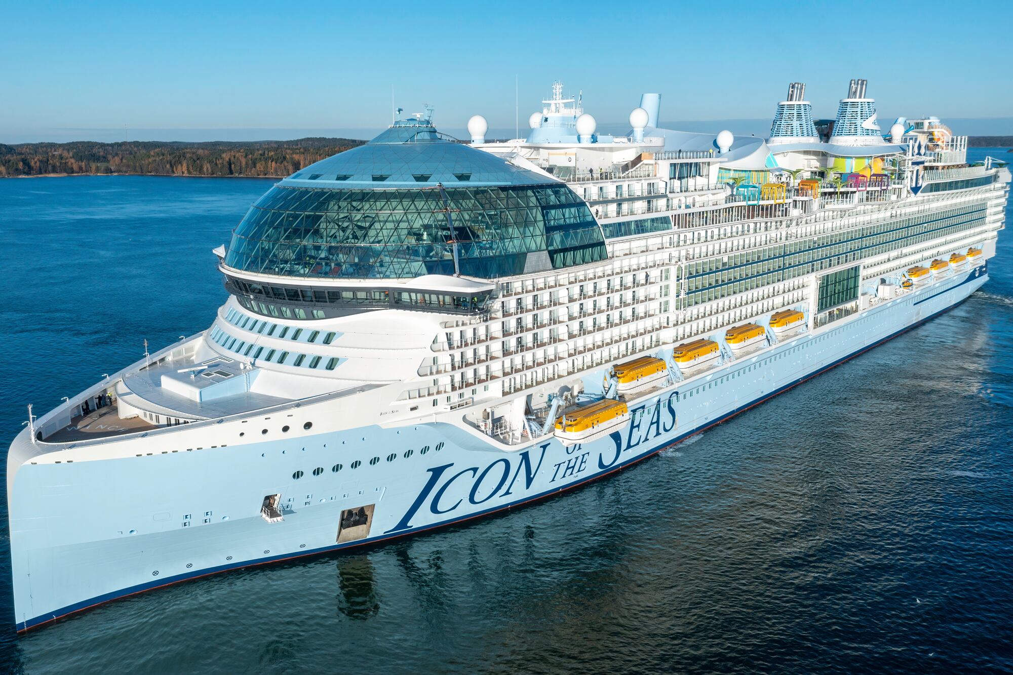 El Icon of the Seas, el barco en donde ocurrió el incidente.