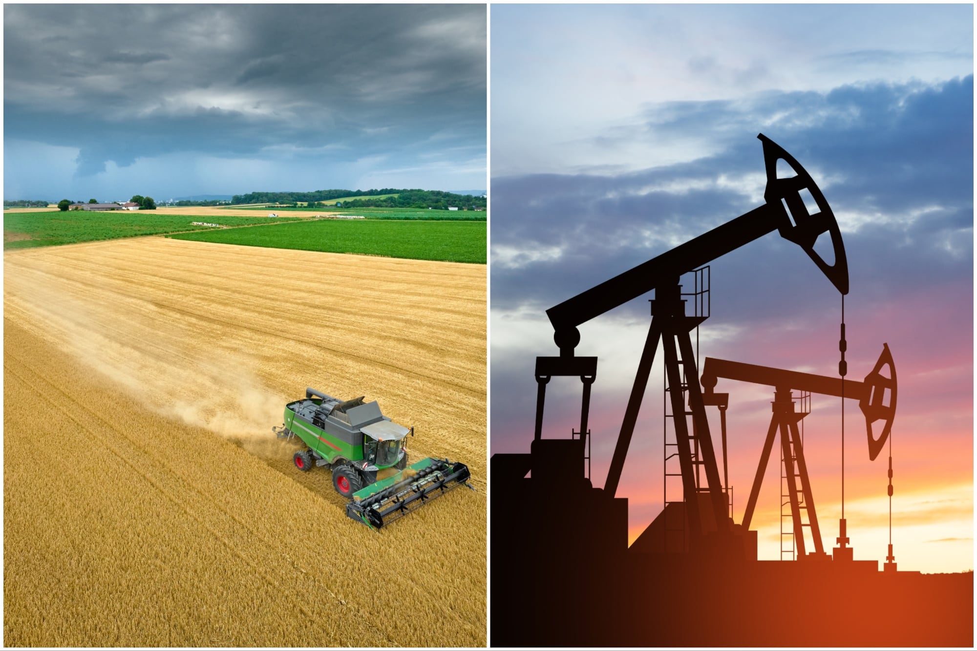 El agro y el petróleo, dos de los motores de la economía argentina actual