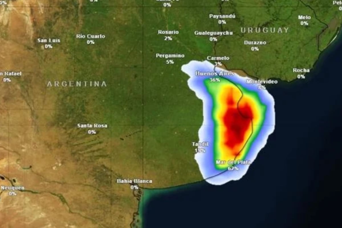 Se aproximan 72 horas de lluvias y tormentas fuertes, con mejoras transitorias, y máximas que podrían trepar hasta los 27°C: las zonas afectadas