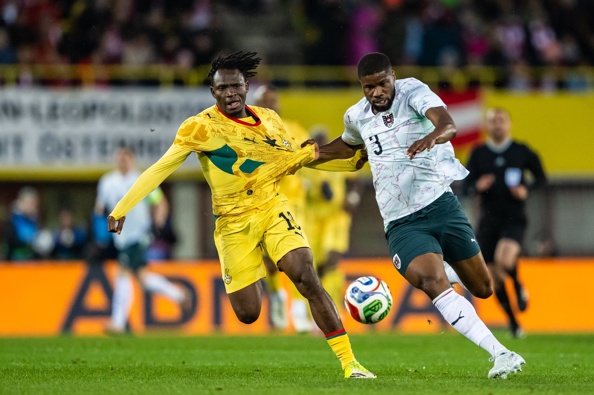 En uno de los amistosos previos al Mundial 2026 Ghana fue goleado por Austria