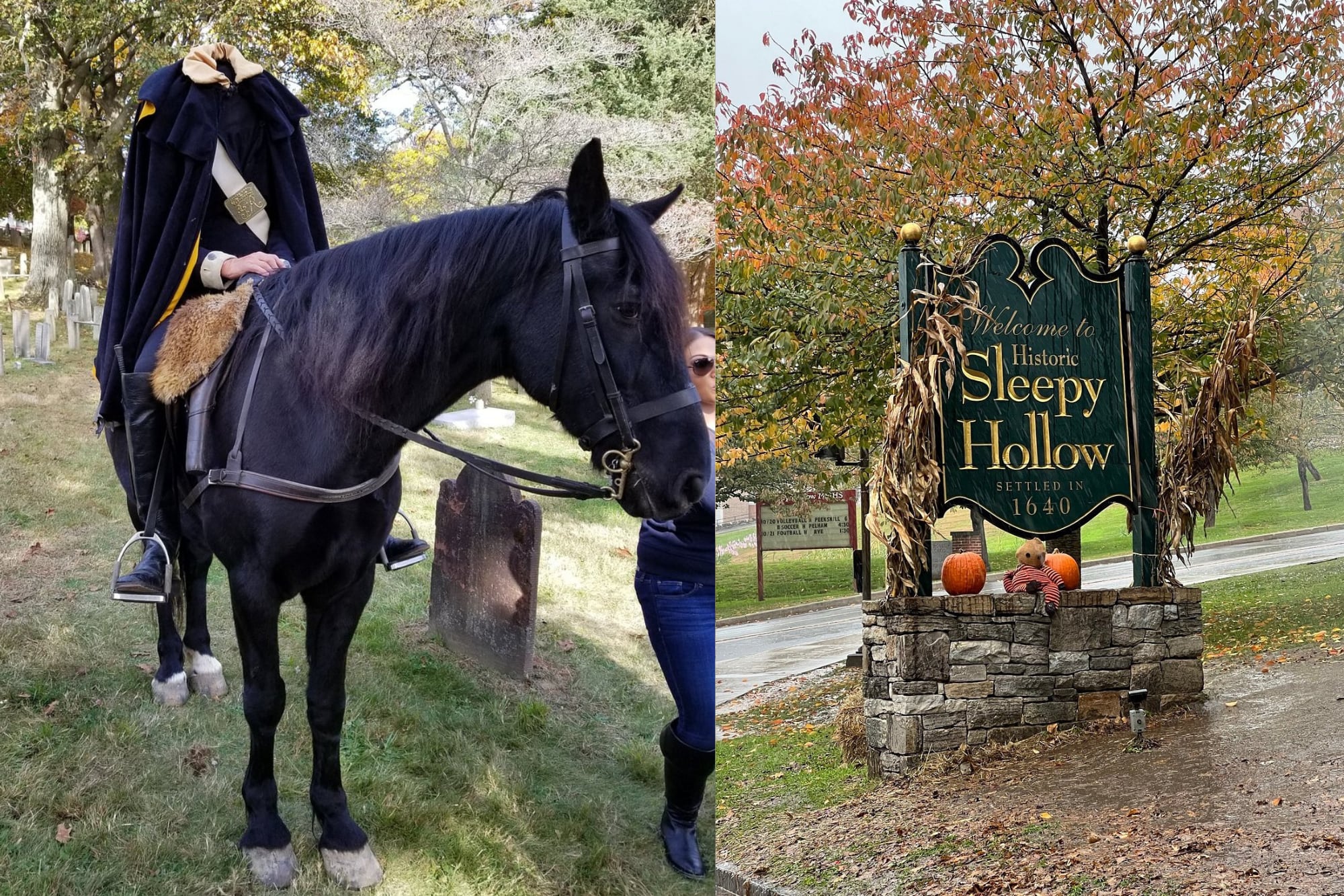 El curioso poblado a 45 minutos de NYC famoso por la leyenda del jinete sin cabeza y su cementerio 7 Sleepy Hollow mantiene viva la leyenda del jinete sin cabeza todo el año