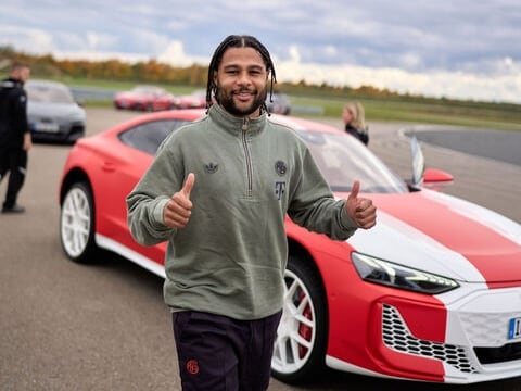 La entrega de los modelos Audi a los jugadores del Bayern Múnich