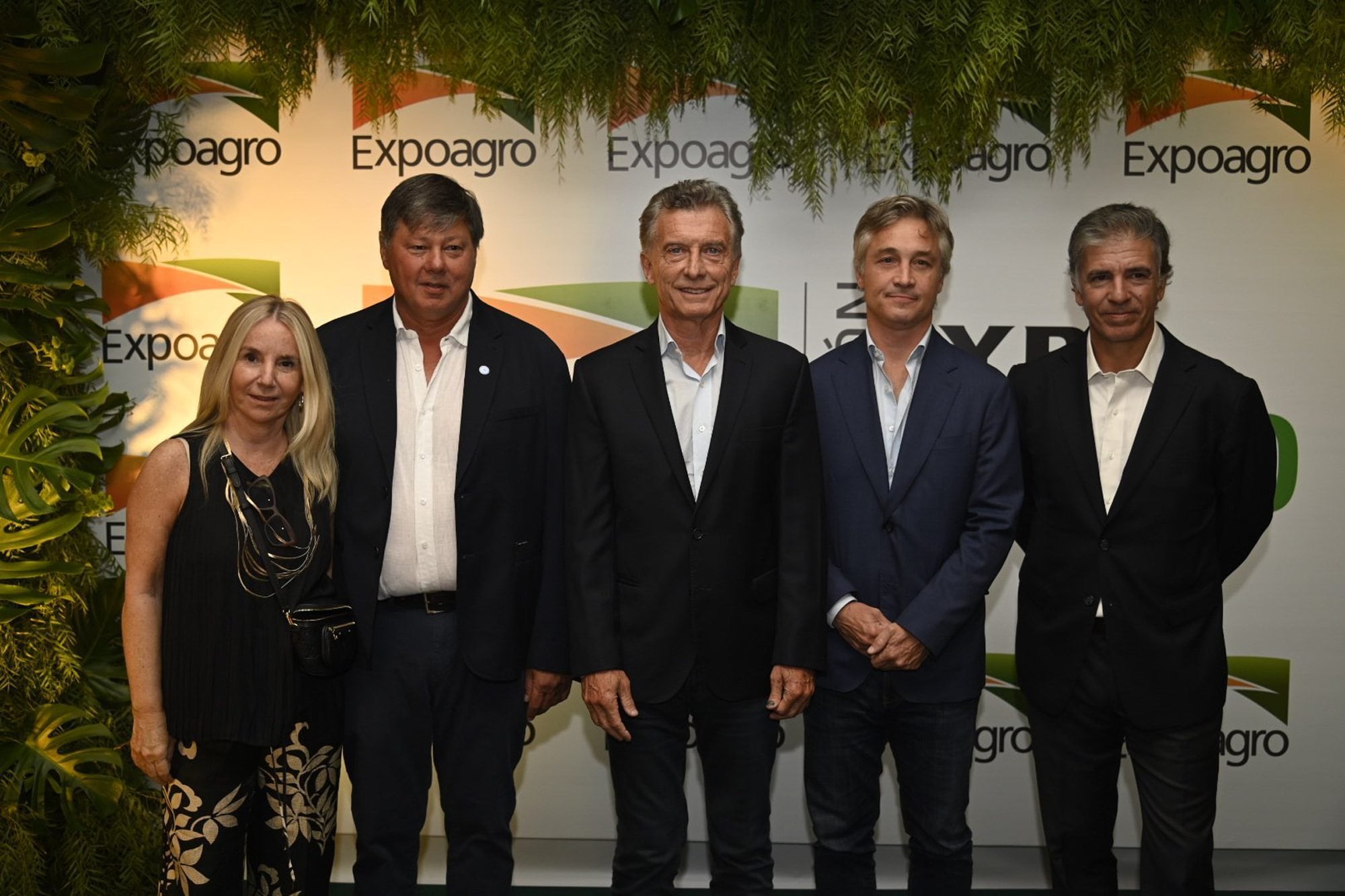 Mauricio Macri en la cena de expositores