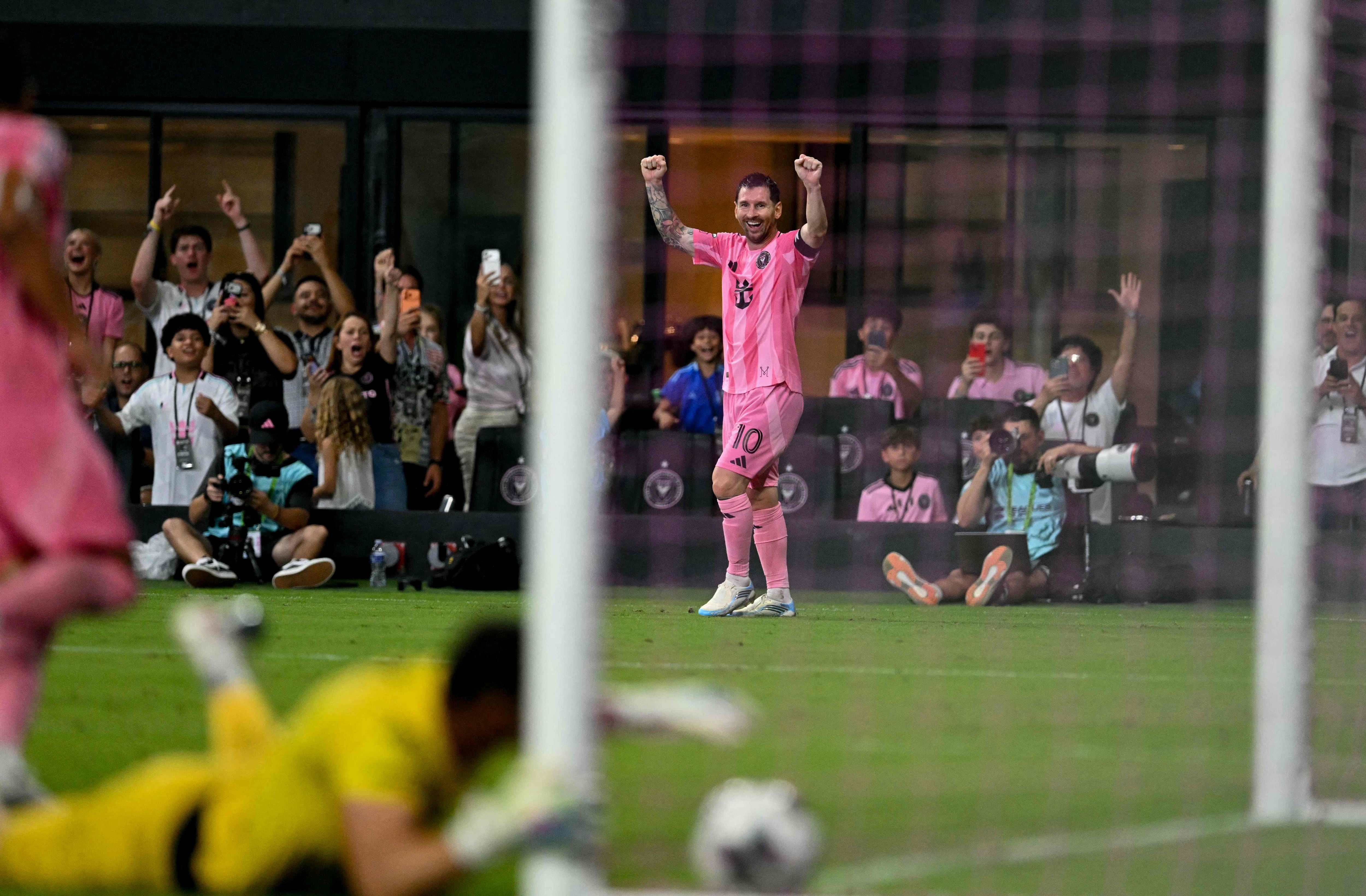 Inter Miami derrotó por 4 a 2 a Atlético San Luis de México en un encuentro marcado por dos goles del astro argentino, que volvió a la titularidad en su club tras su paso por el Mundial 2026, por la primera fecha de la Leagues Cup 2026.