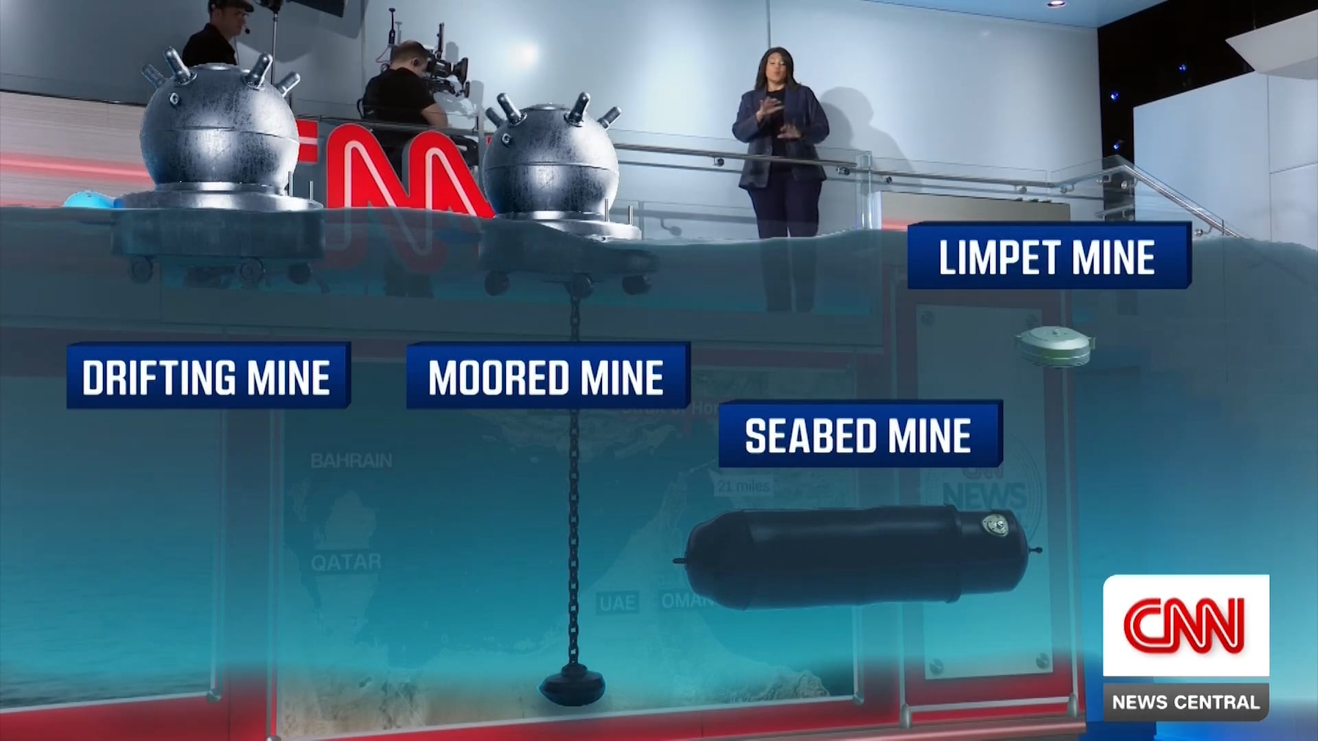 Todas las minas disponibles en poder de Irán