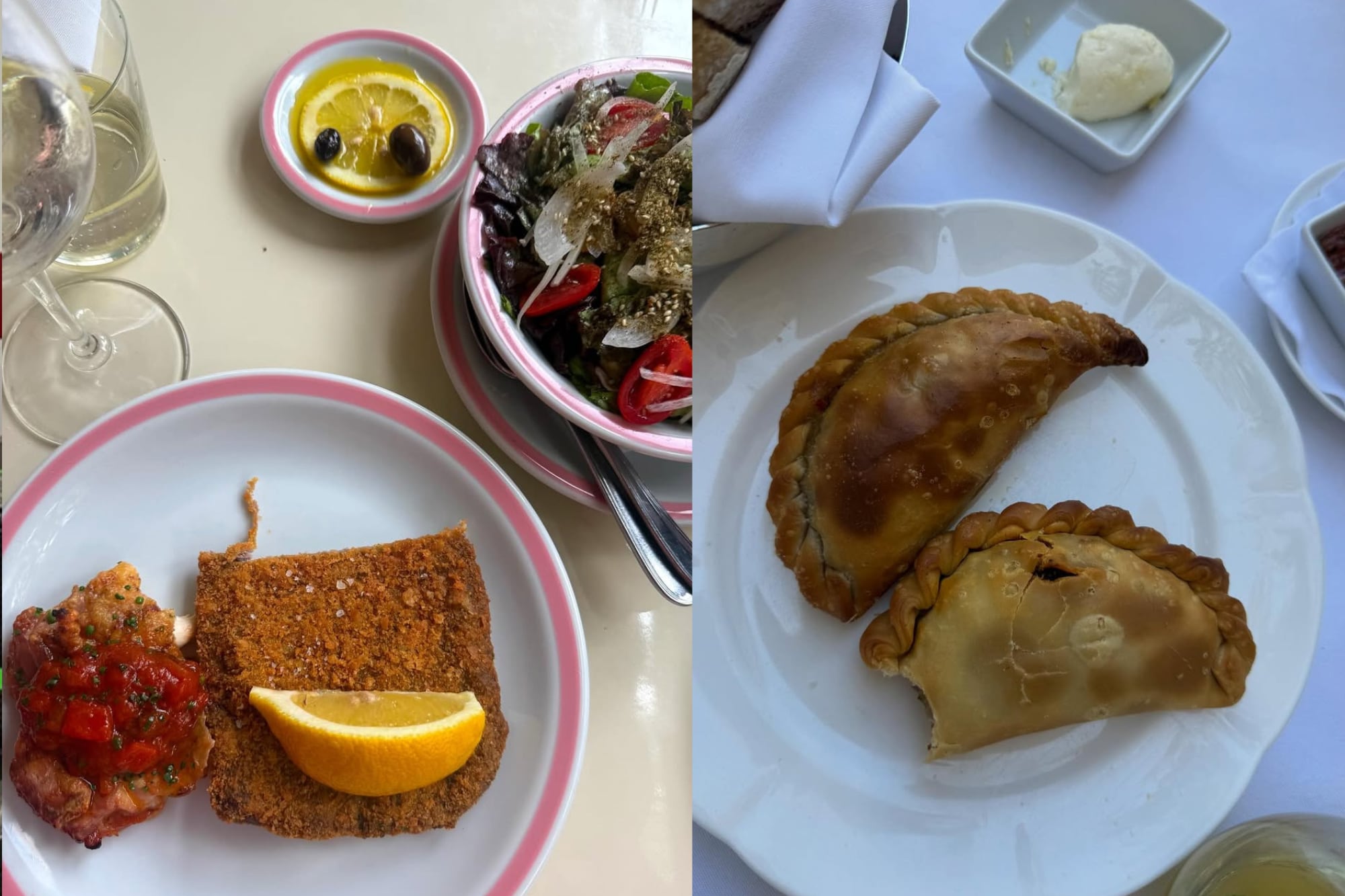 Anais probó los platos típicos de Argentina (Foto: @gallagher_anais)