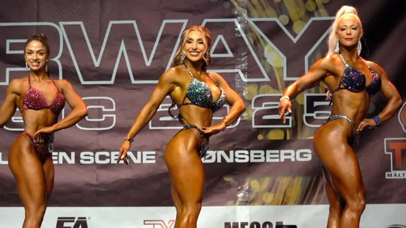 Roya ganó oro en la categoría Wellness en el Abierto de Stoperiet de fisicoculturismo