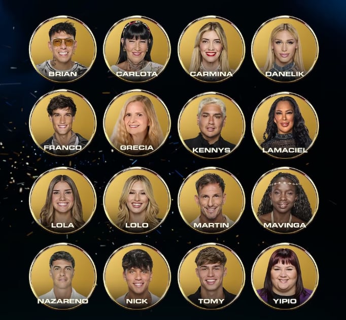 Esta es la placa de los 16 exparticipantes de Gran Hermano 2026 que aspiran a volver a la casa