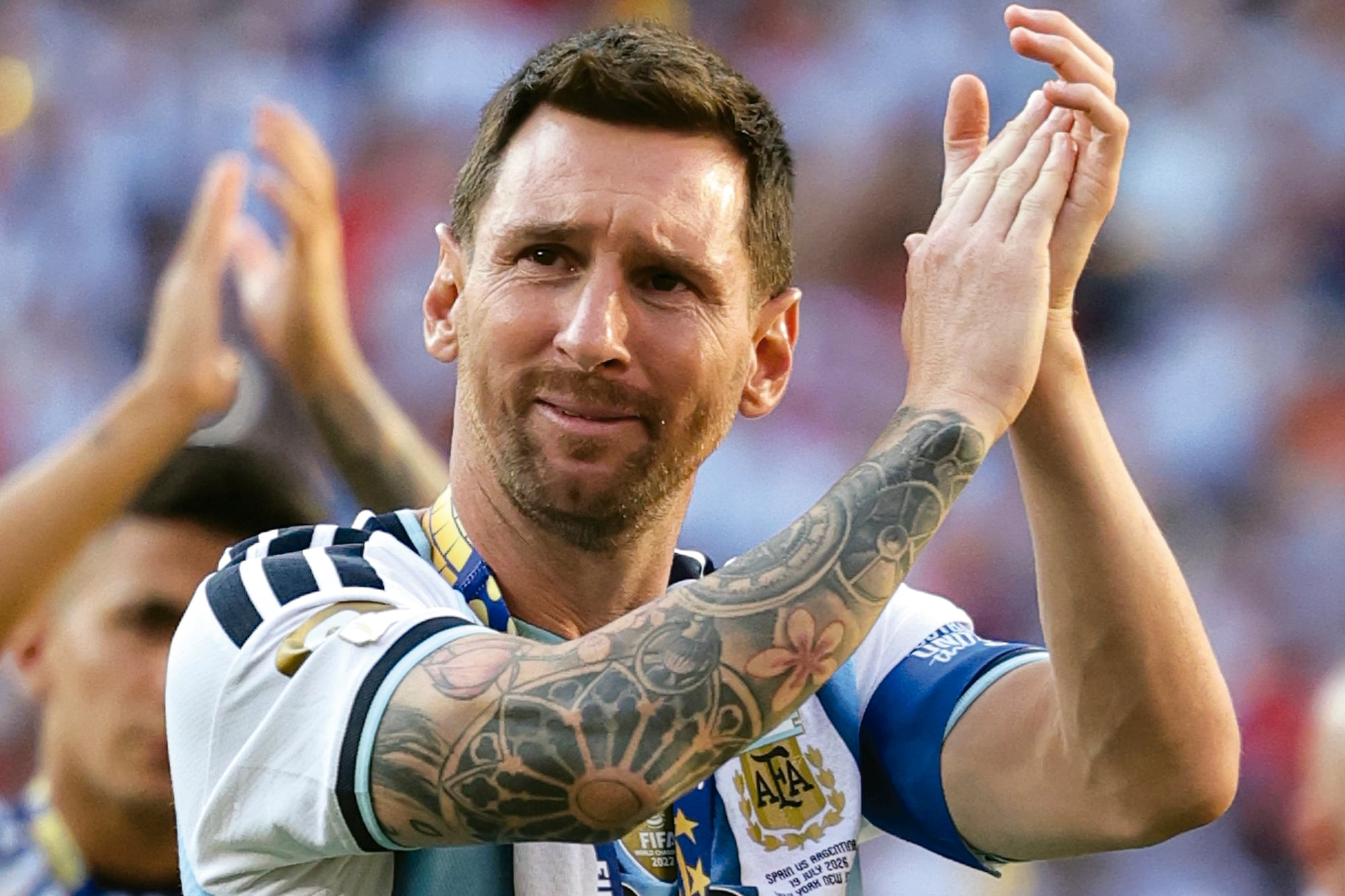Toda la emoción en el rostro del mejor futbolista de la historia