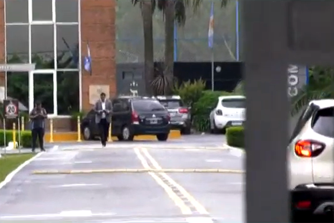 Operativos en el predio de la AFA en Ezeiza