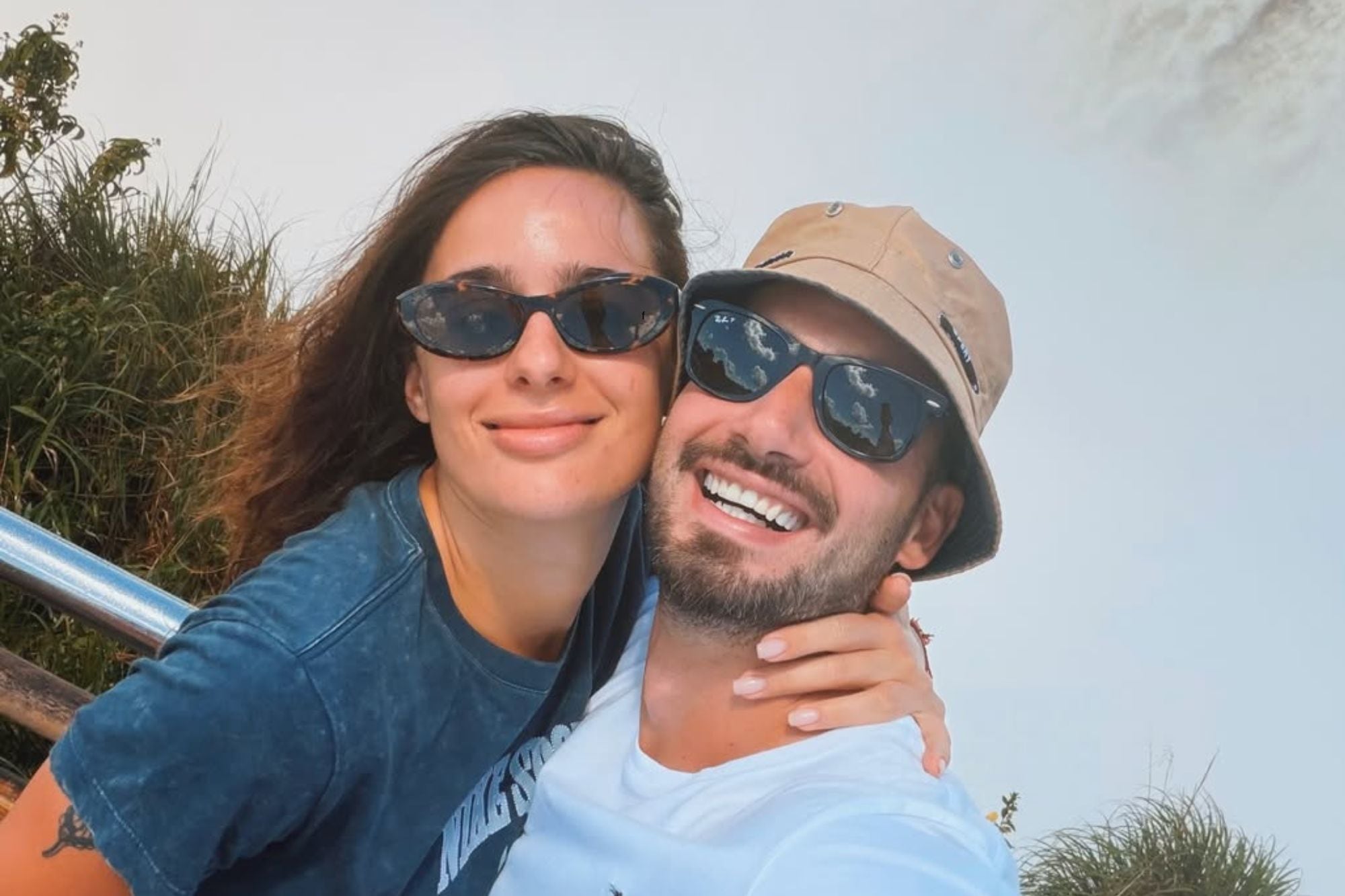 Nico Occhiato y Flor Jazmín disfrutaron de una mini luna de miel en las Cataratas del Iguazú: mimos, paseos y risas