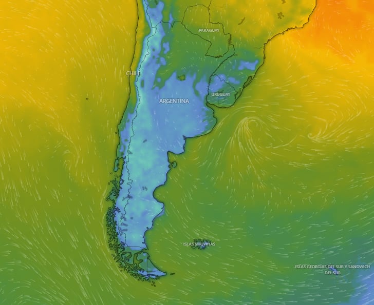 Una ola de frio extremo recorrerá el país.